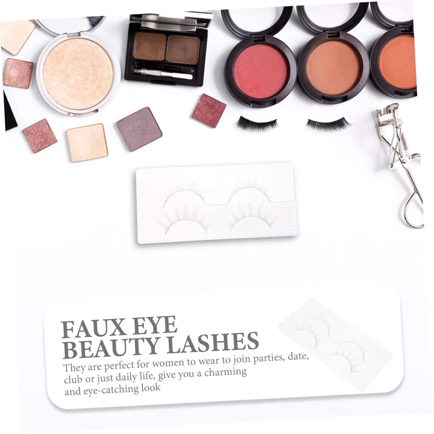 10pairs Faux Eyelashes for Women Handmade False Lashes Lightweight and for Any Occasion Easy to Apply and Reusable