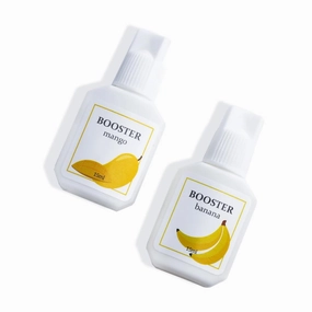 15ml Original Sky Booster Mango Banana Eyelash Extensions Bonder 2PCS Eyelash Glue Super Bonder Lash Glue Primer Clear Scented Accelerated Dry Made in Korea