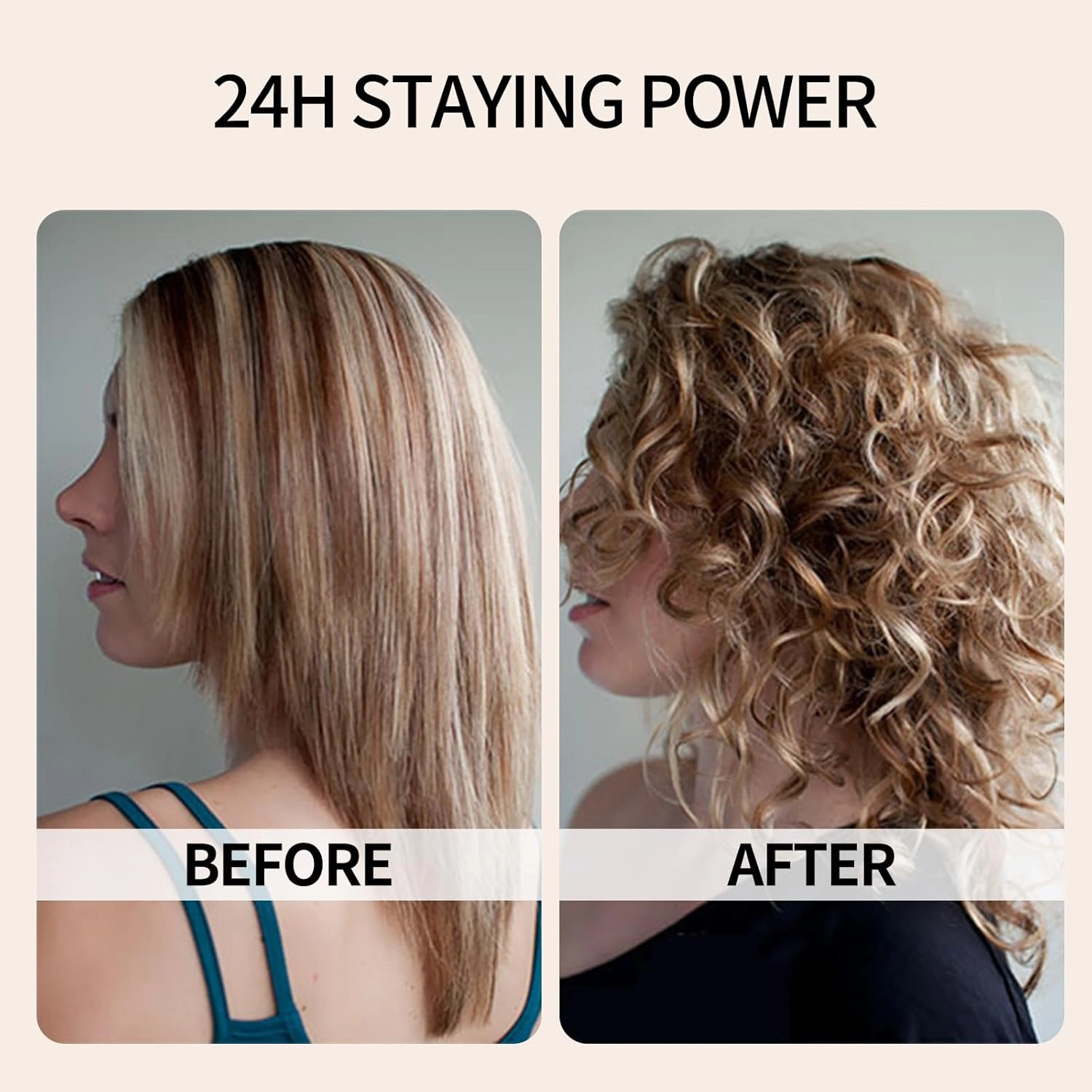1.2 Inch Curling Iron with Clipped Tourmaline Ceramic Barrel Professional 1 1/5 Inch Hair Curler up to 450°F Dual Voltage for Traveling 60 Mins Auto Off Suit for Different