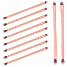 24pcs Double-ended Eyeshadow Makeup Brush Professional Blending Tools Handle for Easy Application and Versatile Use Eye Cosmetics