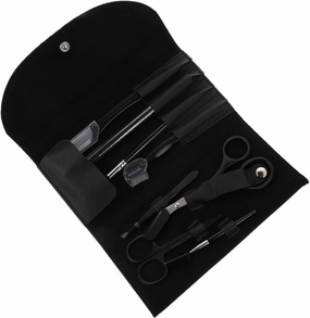 24pcs Eyebrow Grooming Tools Kit Scissors Tweezers and for Precision Trimming Styling and Shaping Lightweight Non- Handle for Daily Use