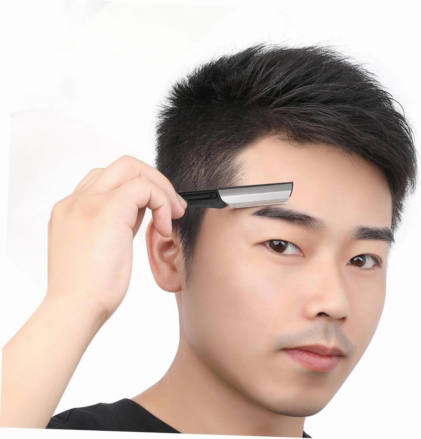 24pcs Eyebrow Grooming Tools Kit Scissors Tweezers and for Precision Trimming Styling and Shaping Lightweight Non- Handle for Daily Use