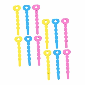 24pcs Sponge Hair Curling Iron Non-heat Hair Roller Overnight Curls Twist Sponge Foam Rollers Random Color