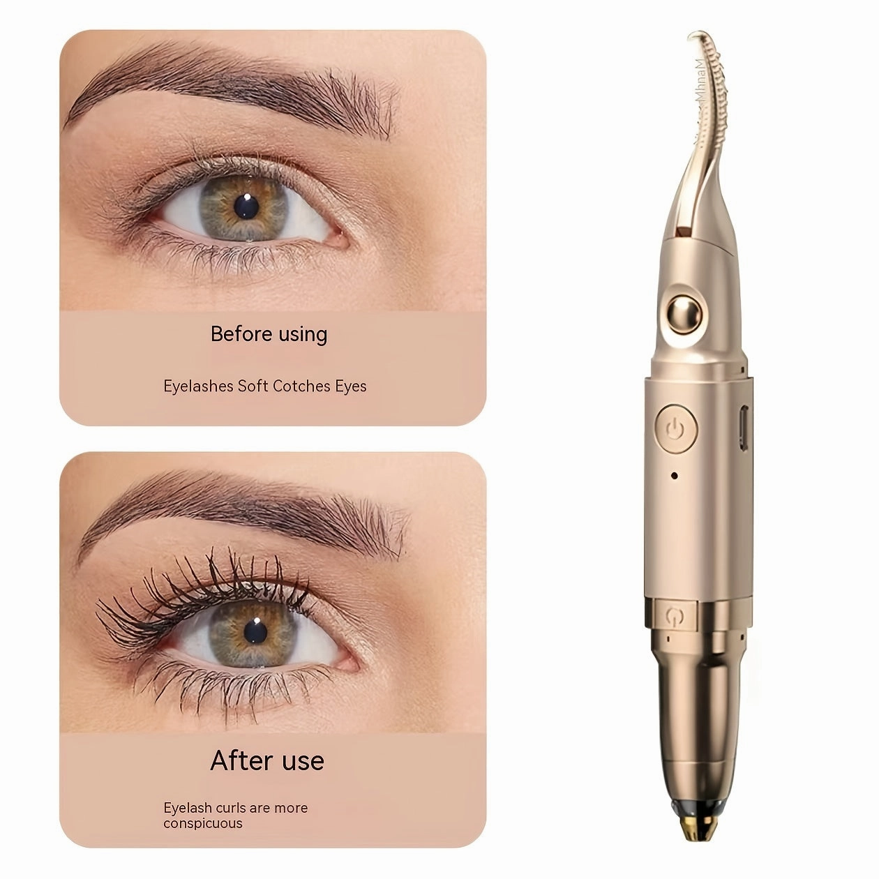 2-in-1 Eyebrow Trimmer & Eyelash Curler