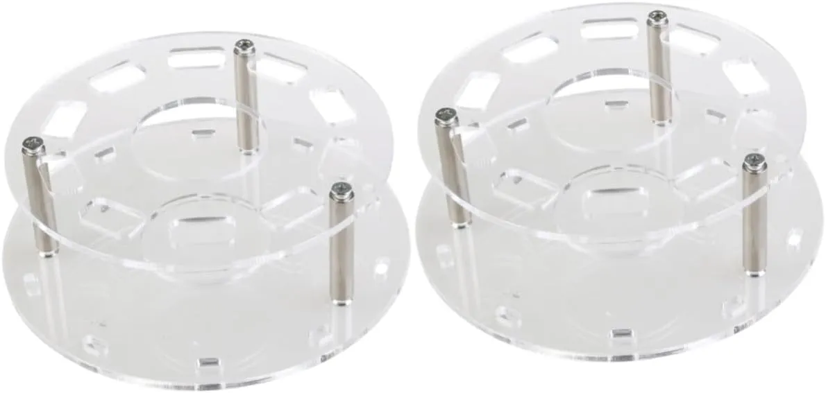 2sets Makeup Brush Organizer Brush Rack Holder Oval Makeup Set Durable Easy to Clean 10pcs*2