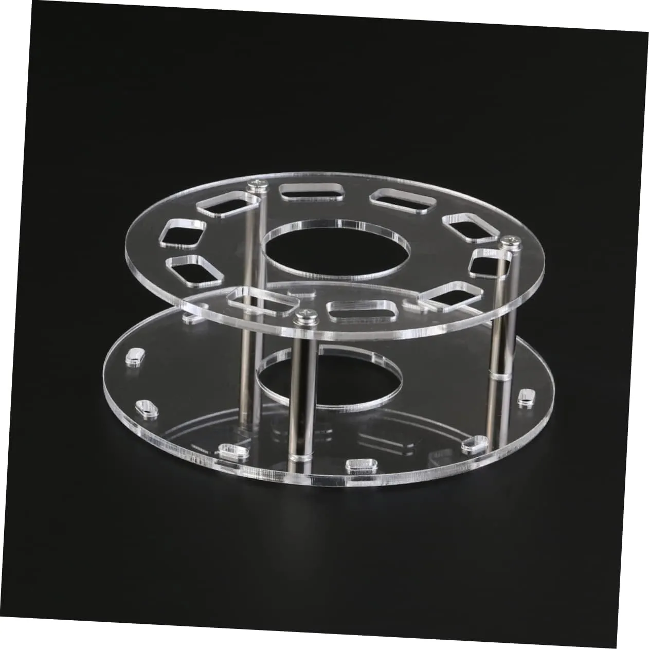 2sets Makeup Brush Organizer Brush Rack Holder Oval Makeup Set Durable Easy to Clean 10pcs*2