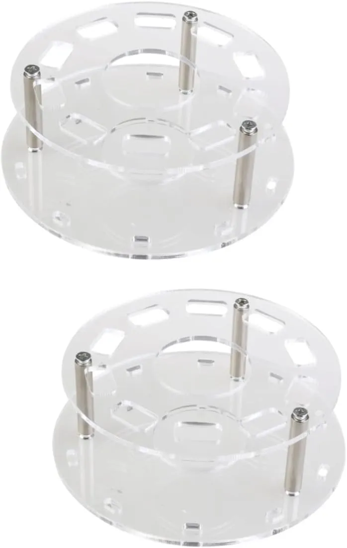 2sets Makeup Brush Organizer Brush Rack Holder Oval Makeup Set Durable Easy to Clean 10pcs*2