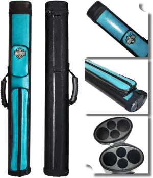 2x2 Hard cue case Oval Pool Cue Billiard Stick Carrying Case
