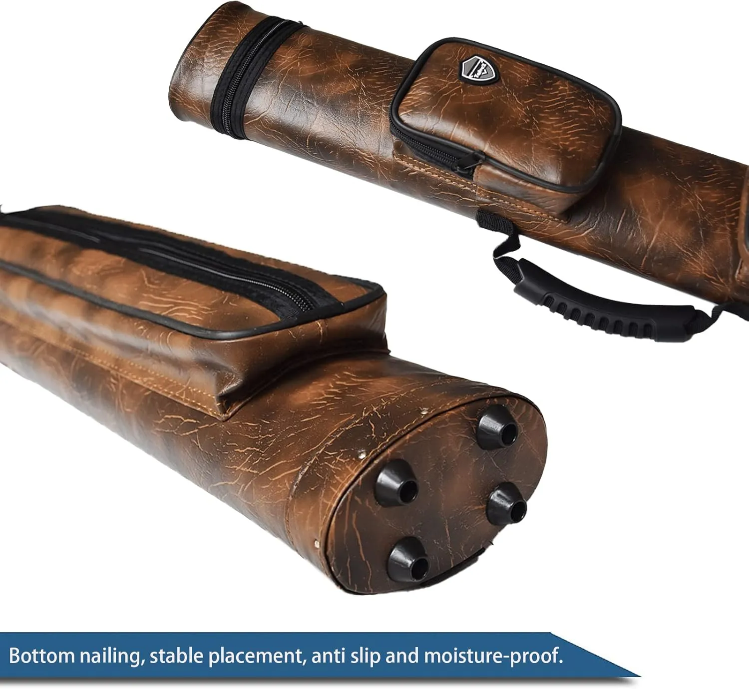2x2 Hard cue case Pool Cue Billiard Stick Carrying Case