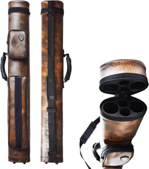 2x2 Hard cue case Pool Cue Billiard Stick Carrying Case
