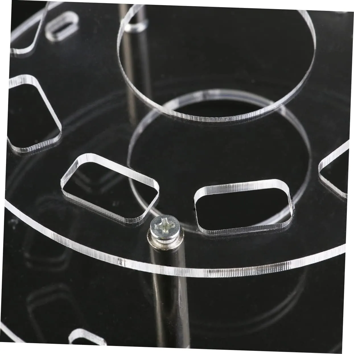 3sets Cosmetic Brush Organizer Large Capacity Makeup Brush Rack Easy to Clean Drying Rack 10pcs*3