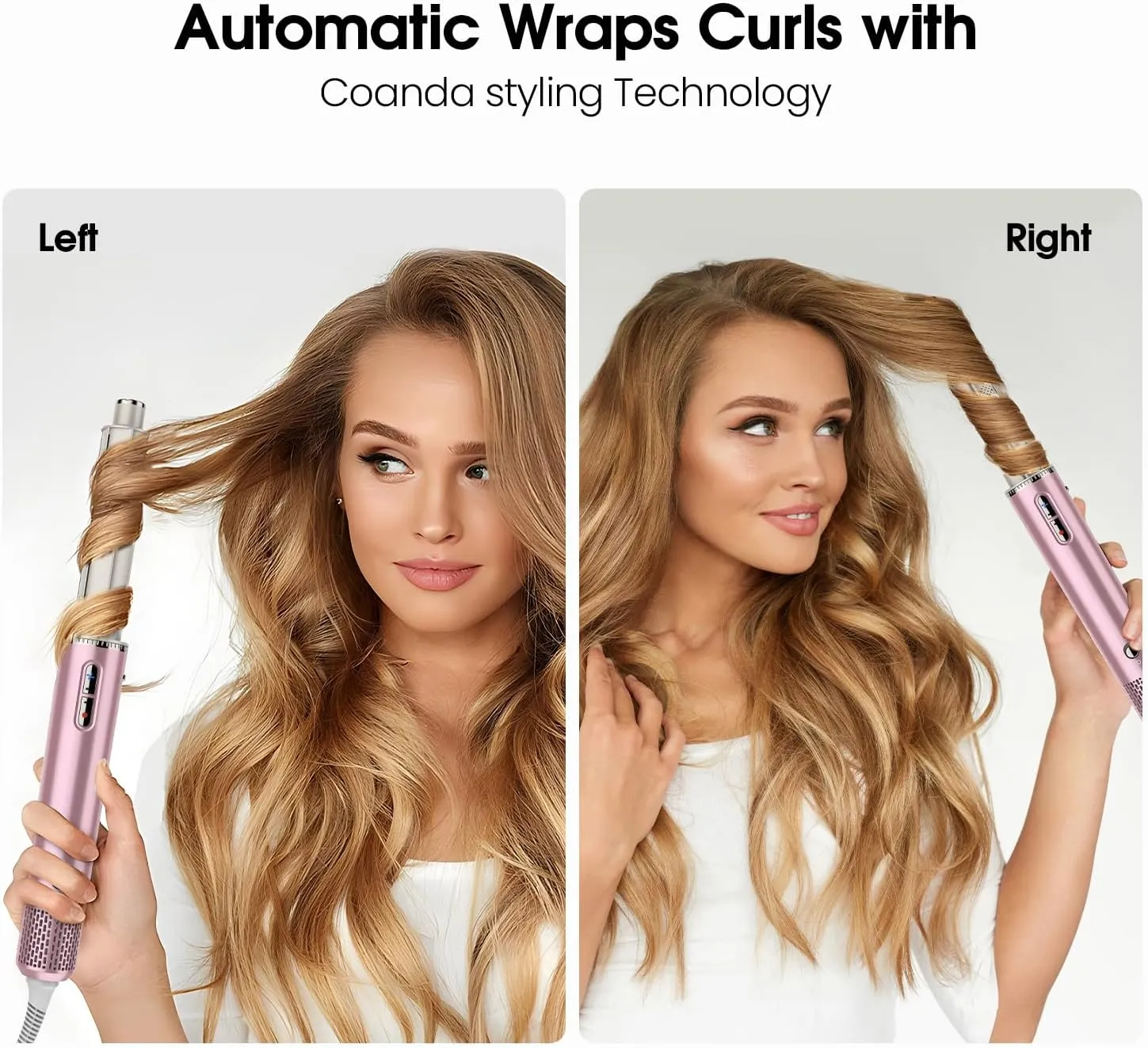 5 in 1 Hair Dryer Brush one Step Professional hot air Brush Set Blow Dryer for Fast Drying, Auto Curling, Straightening Combing Multi Hair Styler