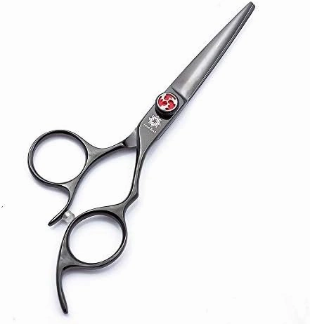5.5 inches Professional Barber Razor Edge Hair Cutting Scissors/Shears - Adjustment Tension Screw - Mustache/Beard Trimming Hairdressing Cutting Scissors