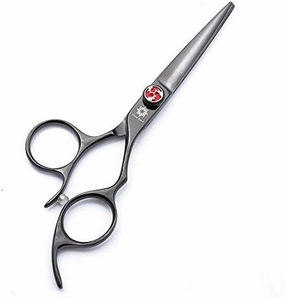 5.5 inches Professional Barber Razor Edge Hair Cutting Scissors/Shears - Adjustment Tension Screw - Mustache/Beard Trimming Hairdressing Cutting Scissors