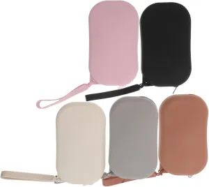 5pcs Silicone Zipper Closure Makeup Bag for Travel Durable Cosmetic Organizer Pouch for Coins Keys and Accessories Versatile Storage