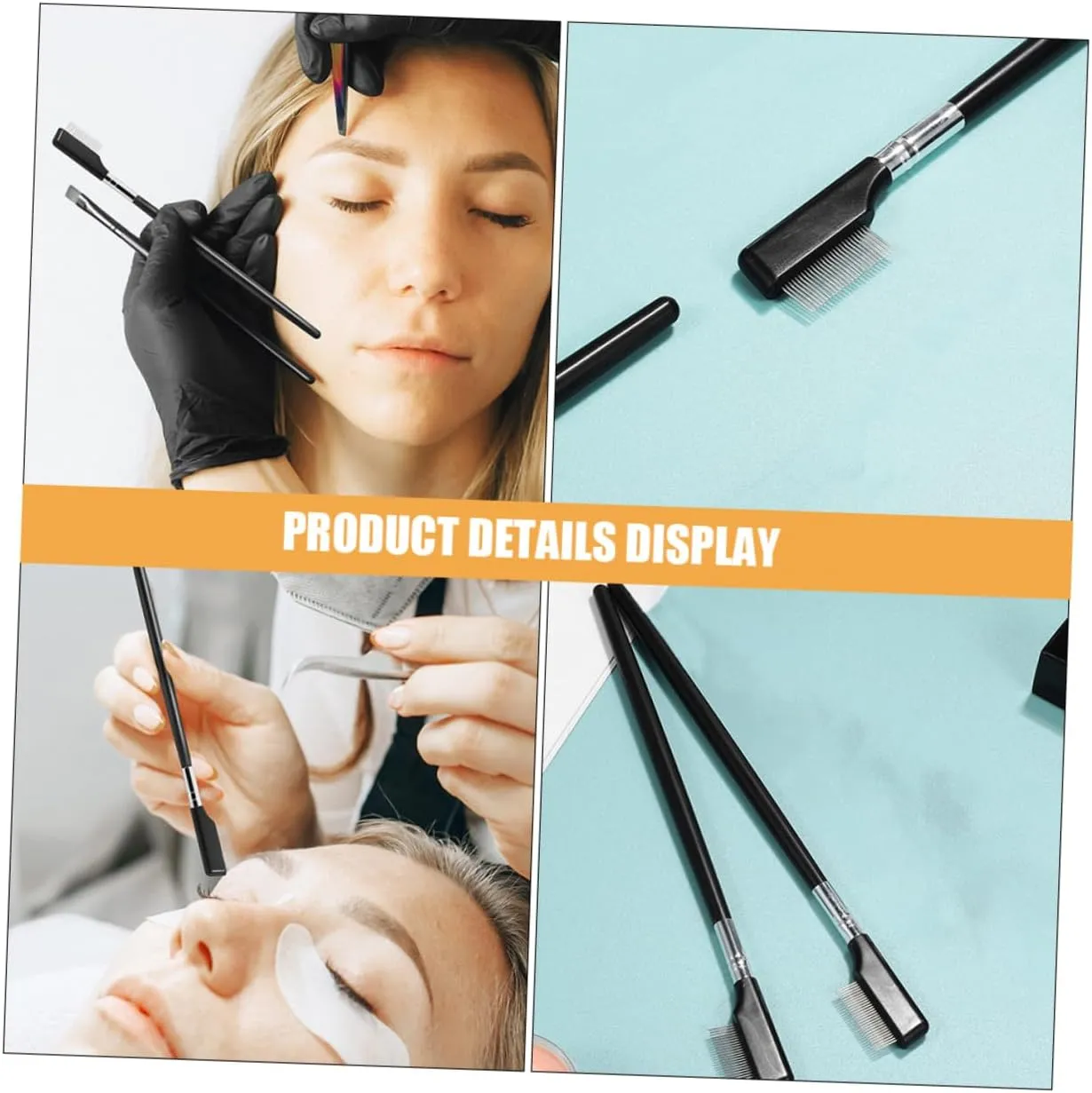 5sets Eyelash Brush Comb Set Lash Separator Tool Precision Lash Applicator for Makeup Eyelash Care Beauty Tool 2pcs*5