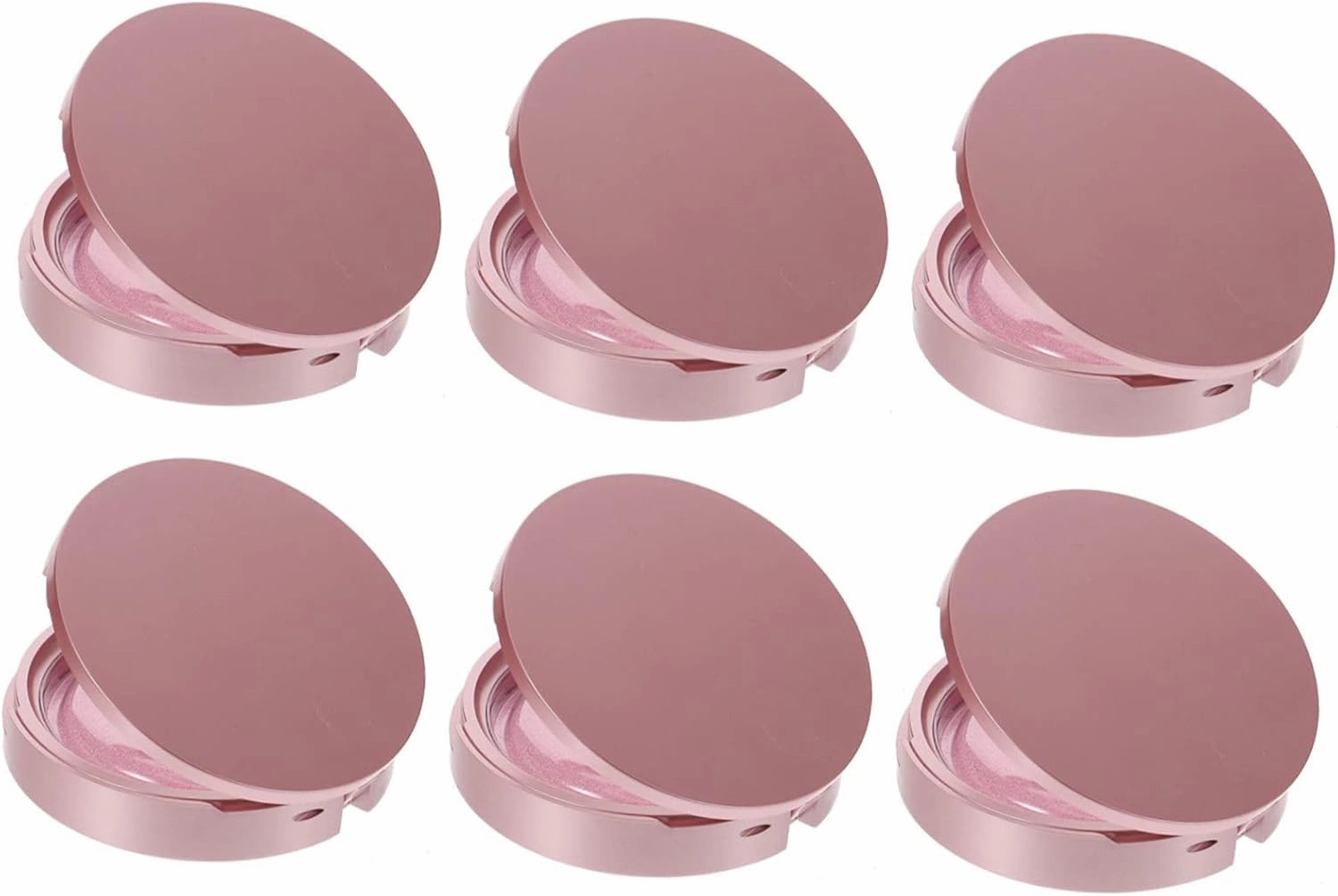6 Sets Empty Eyelash Box Organizer Durable False Eyelash Packaging with Card Base Compact Design for for Daily Use Storage Needs