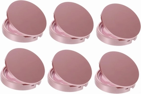 6 Sets Empty Eyelash Box Organizer Durable False Eyelash Packaging with Card Base Compact Design for for Daily Use Storage Needs