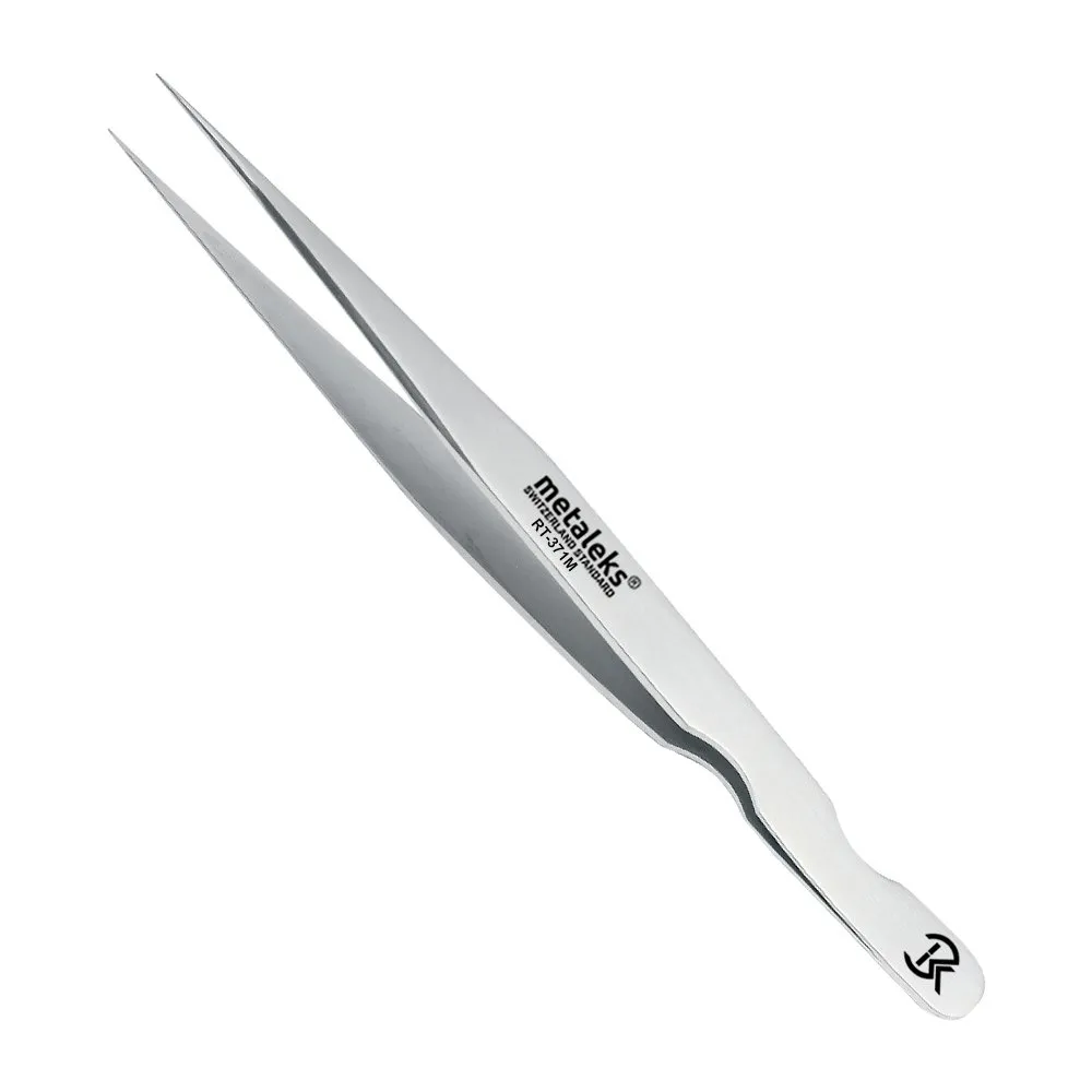 6PCS -12CM Professional Eyelash Extesnion Tweezers In Japanese Stainless Steel (Matt Finish)