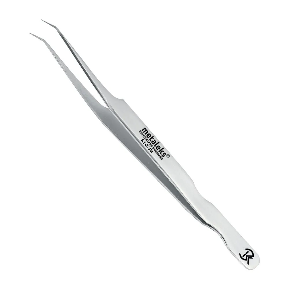 6PCS -12CM Professional Eyelash Extesnion Tweezers In Japanese Stainless Steel (Matt Finish)