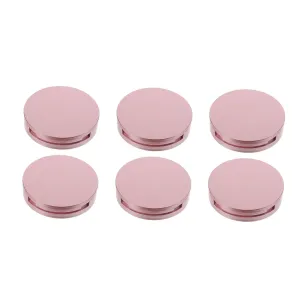 6Sets Eyelash Packaging Empty Eyelash Storage Box with Cards Bases Compact Organizer for False Eyelashes for Travel Daily Use