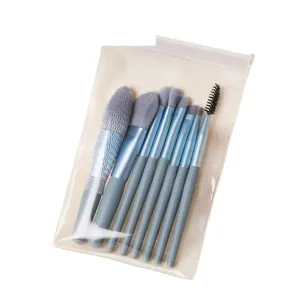 8 Pcs Makeup Brush Set Mini Foundation Powder Blush Eyelash Shadow Concealer Brush Professional Brush Cosmetic Kit Makeup new(Blue)