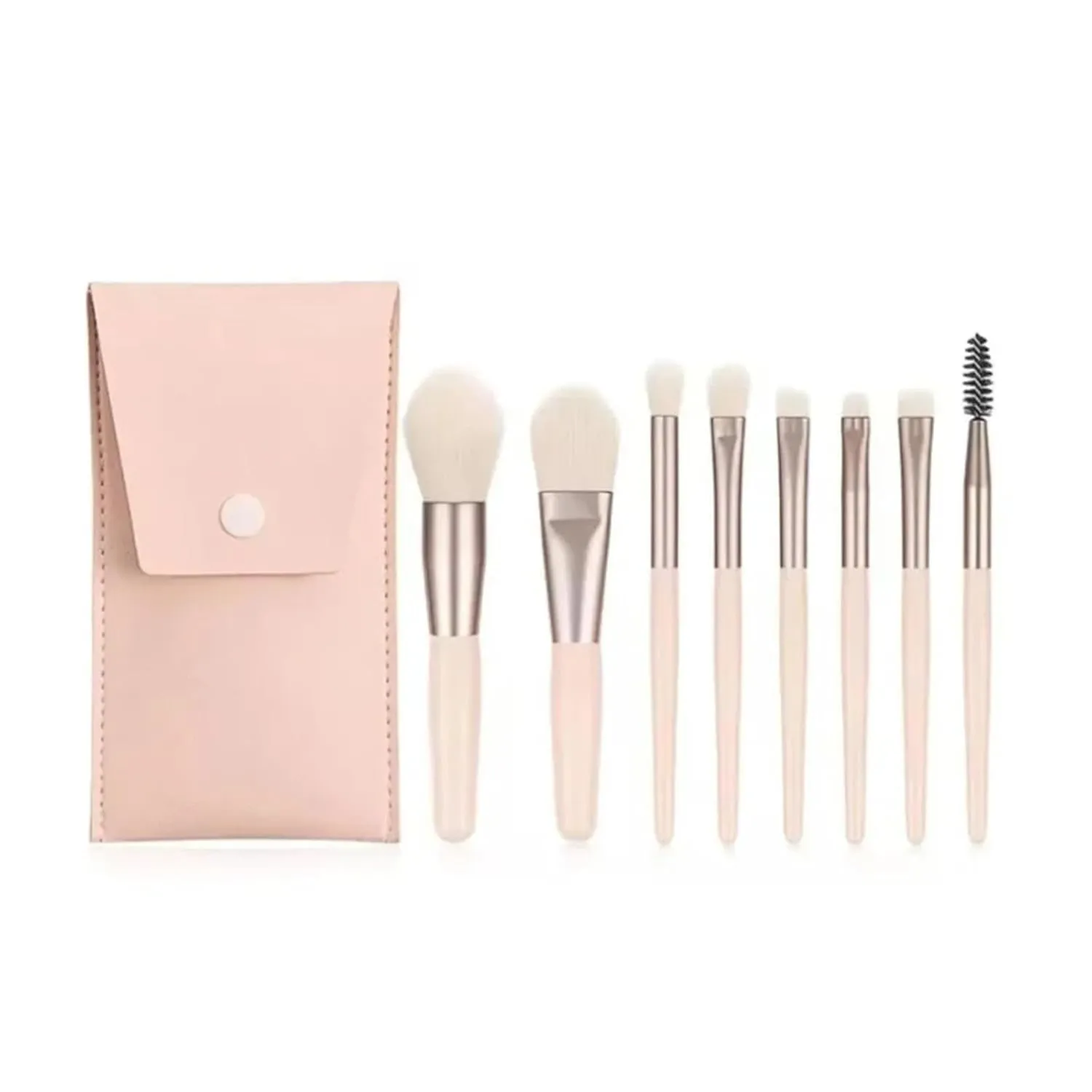 8 Pcs Makeup Brush Set Mini Foundation Powder Blush Eyelash Shadow Concealer Brush Professional Brush Cosmetic Kit Makeup new(Blue)
