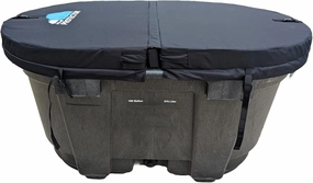 -100 Gallon Oval Stock Tank Hard Insulated Hot Tub Cover Ice Water Therapy Ice Bath Cover Cold Water Cover 100 Gallon Oval Stock Tank Waterproof Rip Proof Tough Keeps Tanks Clean