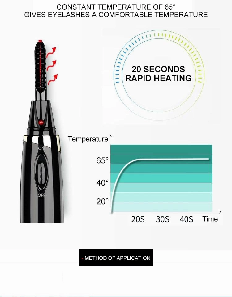 🎉2025 New Year Promotion 50% OFF - Heated Lash Curling Tool