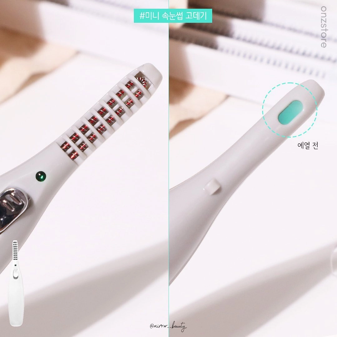 ★Fillimilli★ Mini Heater Eyelash Curler