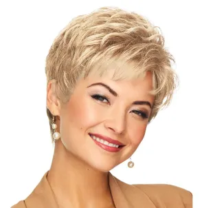 Acclaim Wig Large Cap Short Wavy Layers by Eva Gabor Wigs -G16 