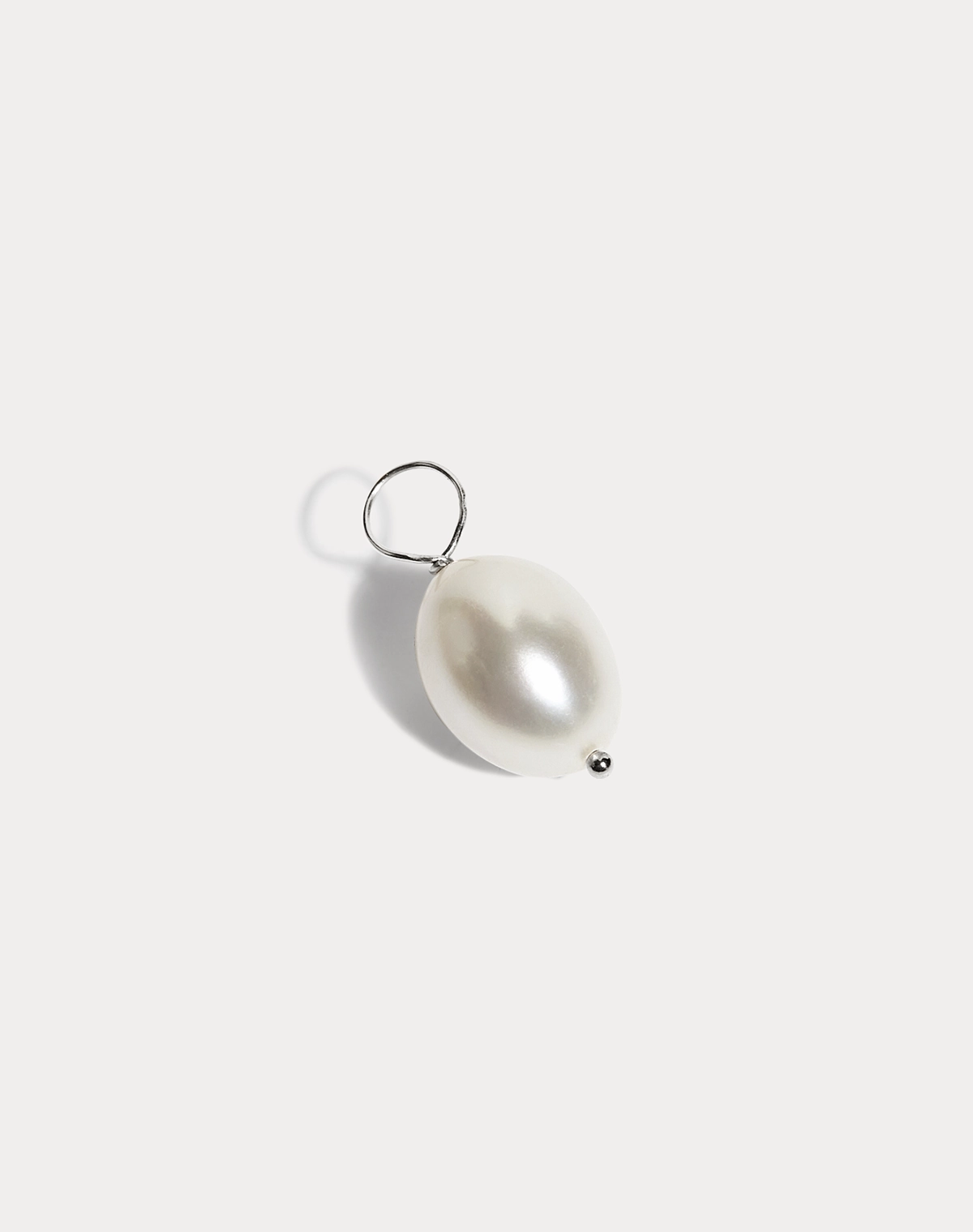 Ada Large Earring Charm in Silver
