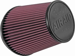 Airaid 700-462TDR Racing Air Filter: Oval Tapered; 6 in (152 mm) Flange ID; 7 in (178 mm) Height; 7.25 in (184 mm) Base; 5 in (127 mm) Top