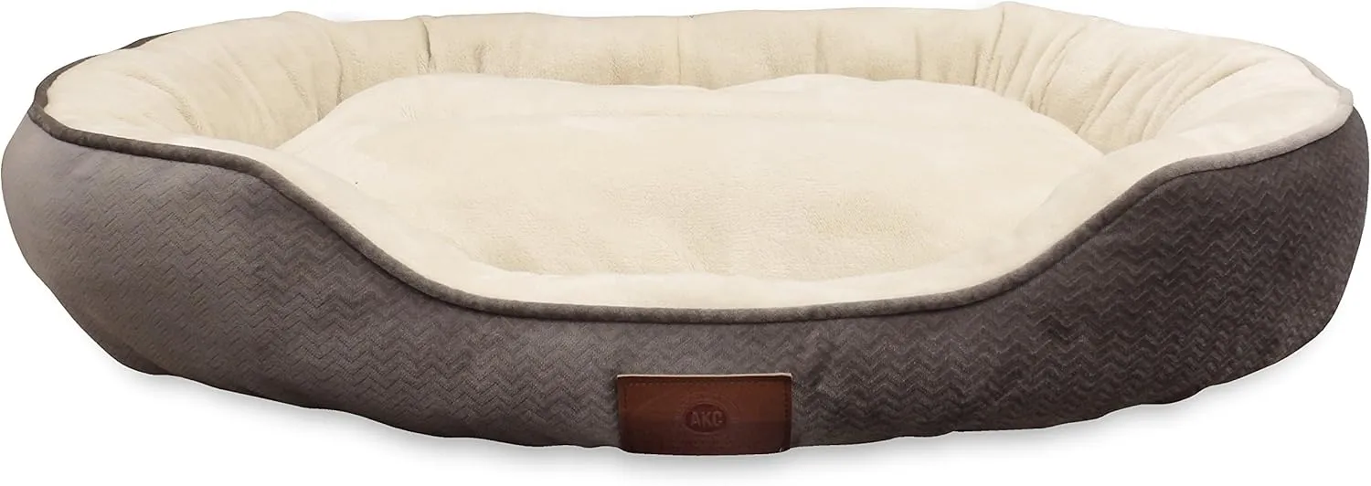 American Kennel Club Oval Bed - 30x27x3