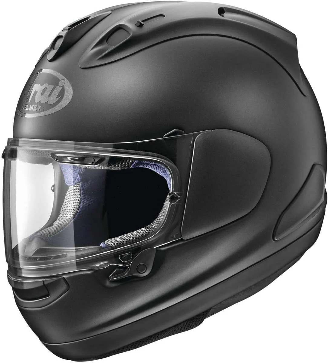 Arai Corsair-X Solid Adult Street Motorcycle Helmet - Black Frost/Small