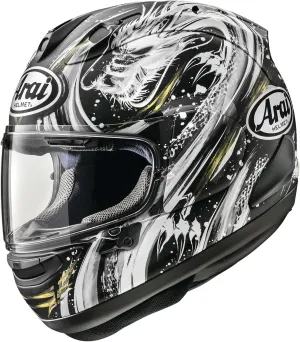 Arai Helmets Corsair-X Kiyonari Helmet (X-Small, Black/White)
