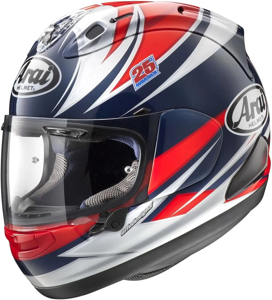 Arai Helmets Corsair-X Vinales-5 Helmet (Small, Black/Blue)