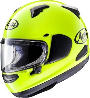 Arai Helmets Quantum-X Solid Helmet (Large, Fluorescent Yellow)