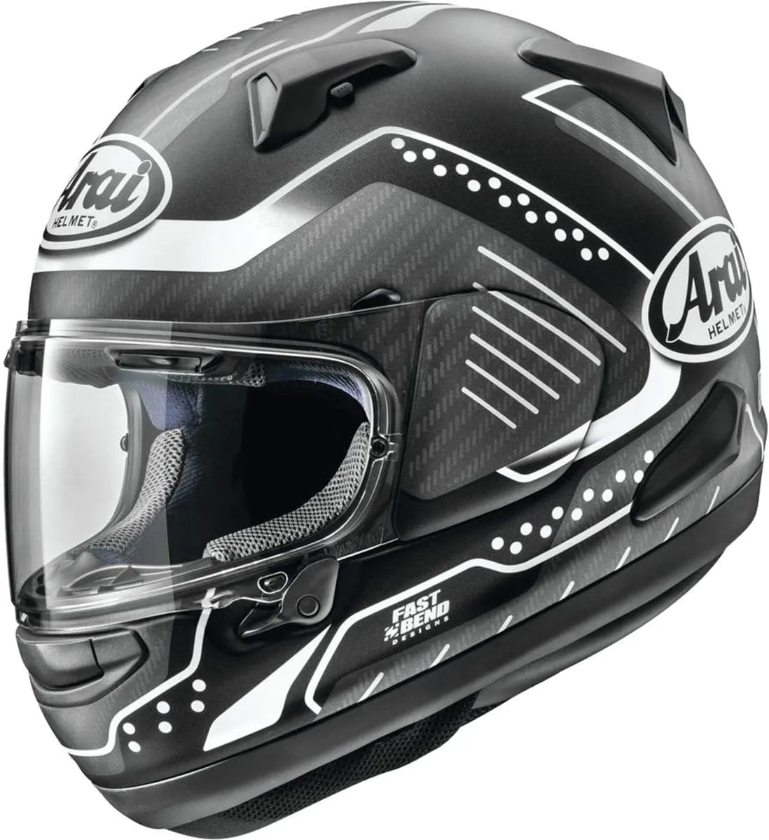 Arai Quantum-X Drone Adult Street Motorcycle Helmet - Black Frost/X-Large
