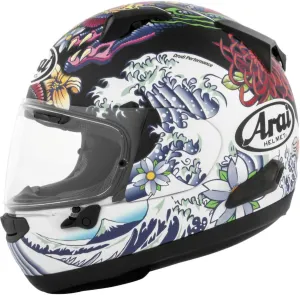 Arai Quantum-X Oriental Adult Street Motorcycle Helmet - Black Frost/X-Large