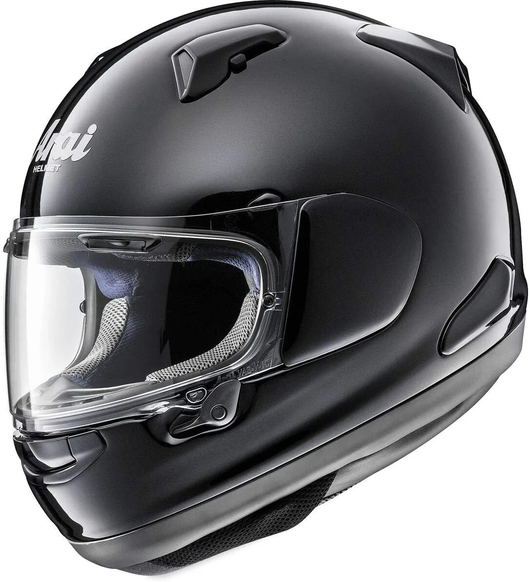 Arai Quantum-X Solid Adult Street Motorcycle Helmet - Pearl Black/Large