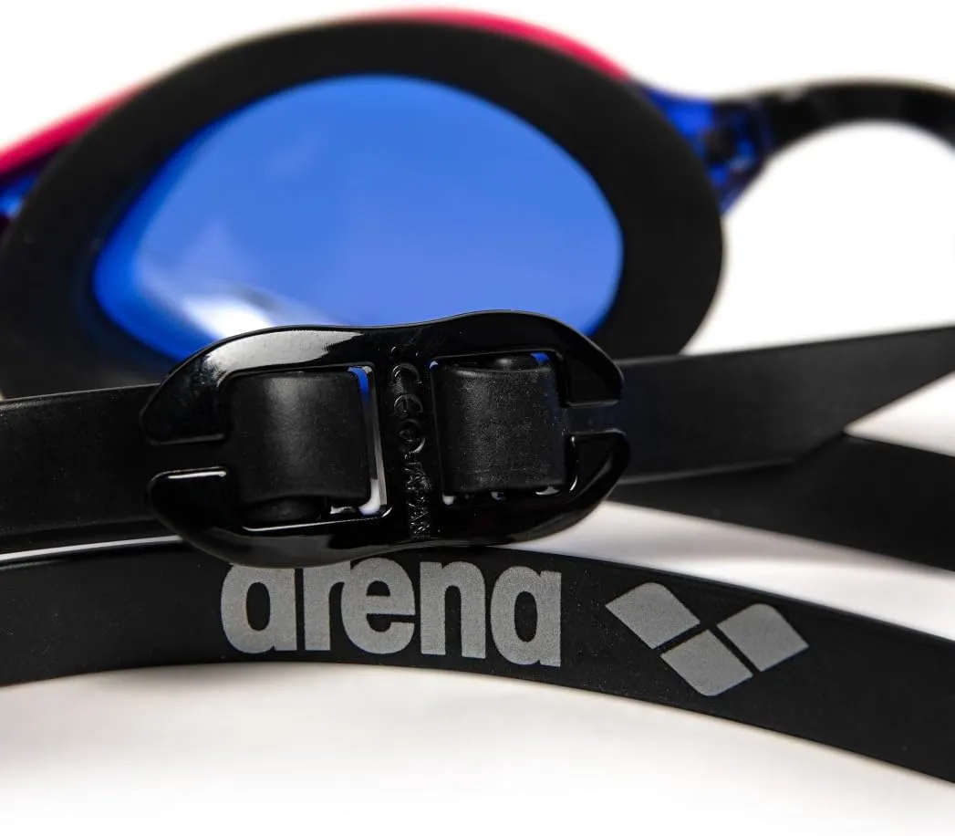 ARENA Unisex Cobra Edge Swipe Anti-Fog Racing Swim Goggles for Men and Women Polycarbonate Mirror/Non-Mirror Lens