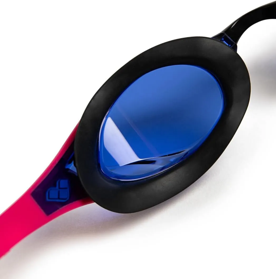 ARENA Unisex Cobra Edge Swipe Anti-Fog Racing Swim Goggles for Men and Women Polycarbonate Mirror/Non-Mirror Lens