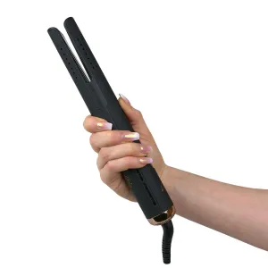 Aria Beauty Insta Styler Ceramic Hair Curler - Dual Voltage Curling Wand - Curling Iron for Effortless Curls - Perfect for Travel - Black - 1 pc