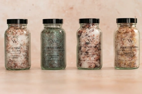 Aromatherapy bath salts - wildflower botanicals
