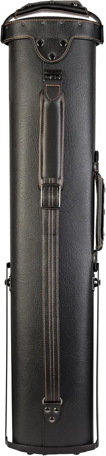 ASKA Hard 4x8 Pool Cue Case, Holds Up to 4 Butts and 8 Shafts, Choice of Styles