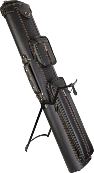 ASKA Hard 4x8 Pool Cue Case, Holds Up to 4 Butts and 8 Shafts, Choice of Styles