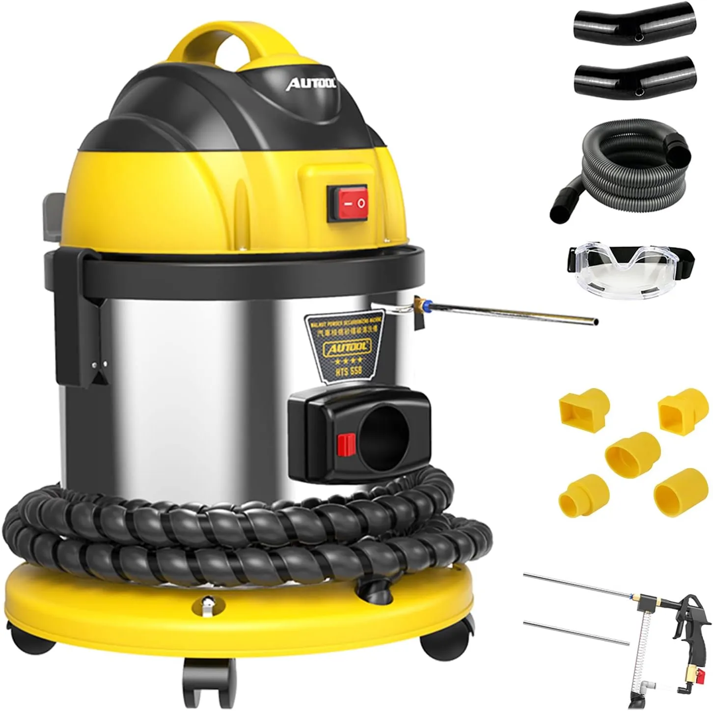 Automotive Engine Intake Pipe Valve Clean Machine AUTO Engine System Fuel Cleaning Machine Valvetronic System Walnut Powder Sand Carbon Deposit Cleaner