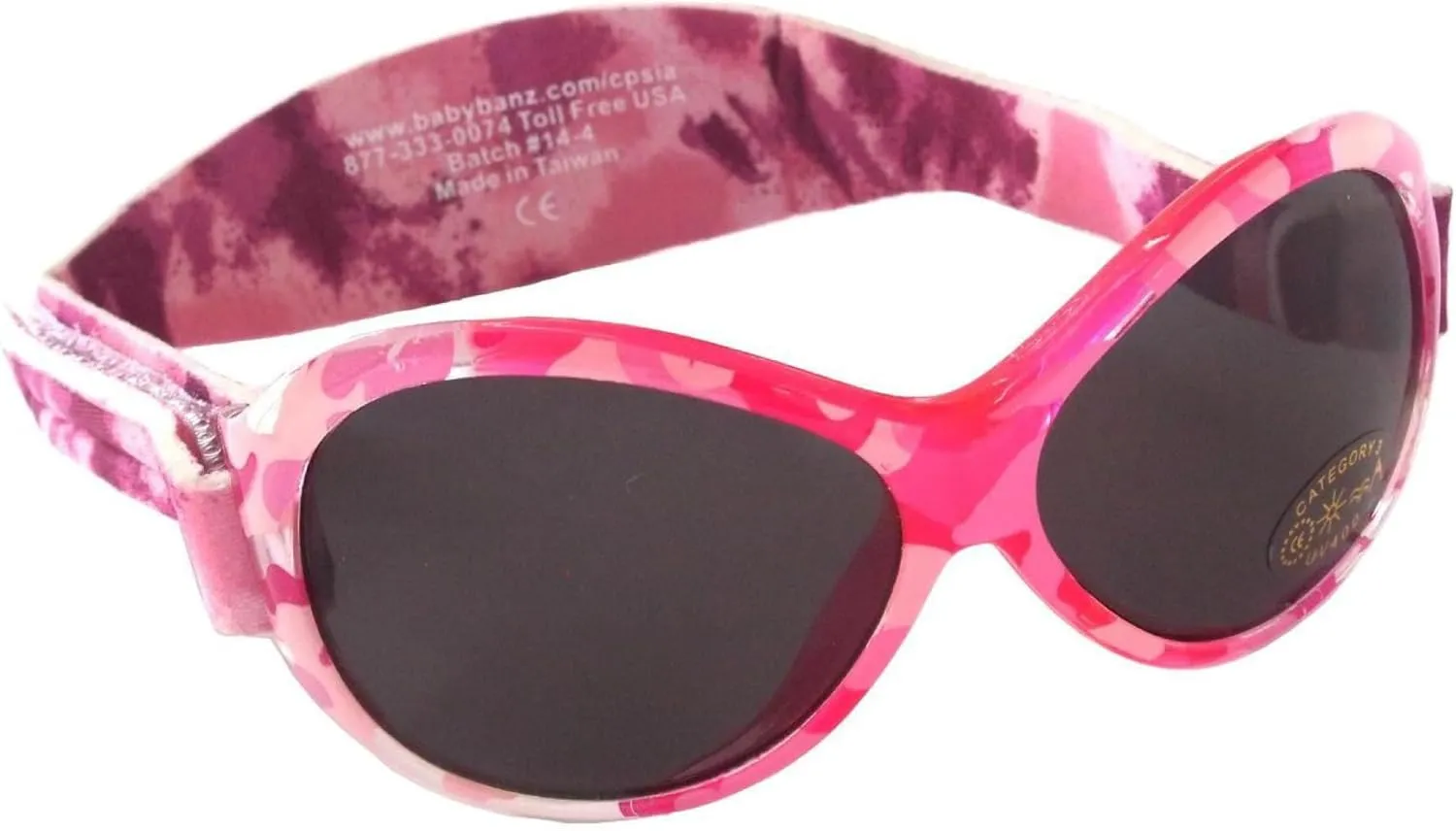 Baby Banz Retro Oval Baby Sunglasses - 0-24 Months – 100% UV Eye Protection