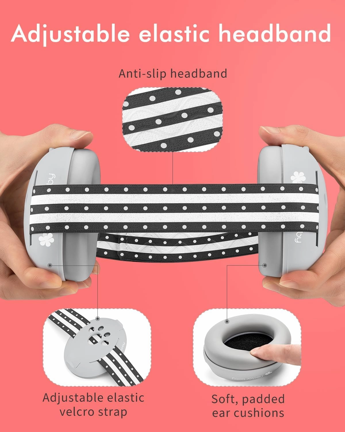 Baby Ear Protection, Noise Cancelling Headphones for Babies, Noise Reduction Earmuffs for Infant and Toddlers up to 36 Months